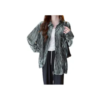 ABBY GODDESS French Vintage Pleuche Shirt Women's