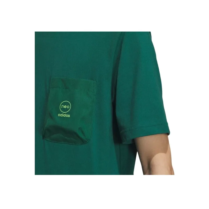Adidas Neo T Shirt Men's Forest Green-5