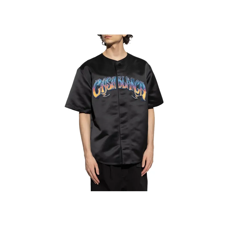 CASABLANCA Gothic Baseball Shirt-1