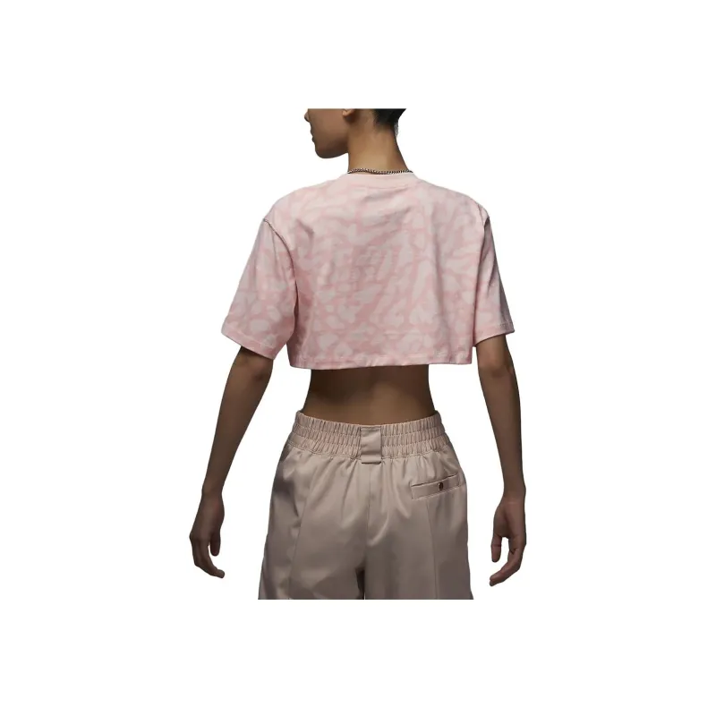 Jordan Crop Tops Women's Elegant Light Pink-4