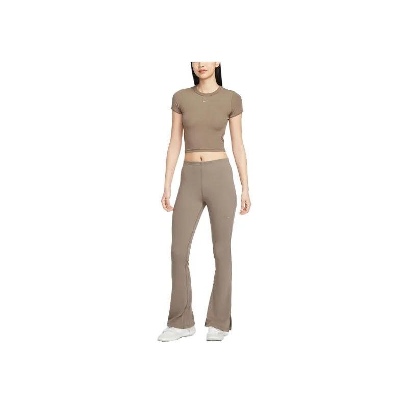 Nike Sportswear Regular T Shirt Women's Mink Brown-1