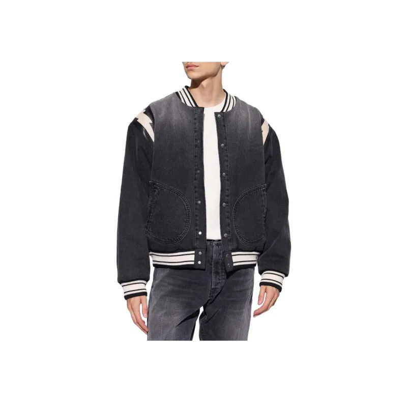RHUDE Logo embroidered Bomber Jacket-3