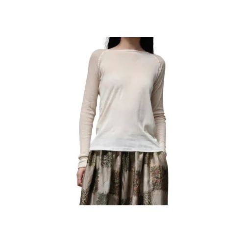 베이스레인지 아이보리 여성 티셔츠