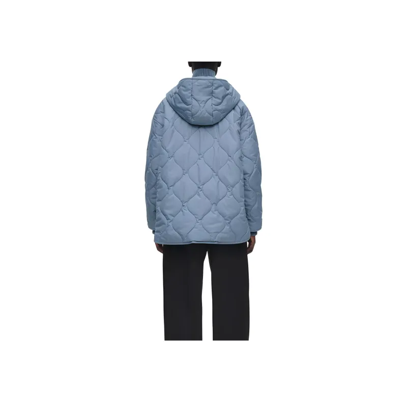 COS Puffer Jackets Women's Blue-1