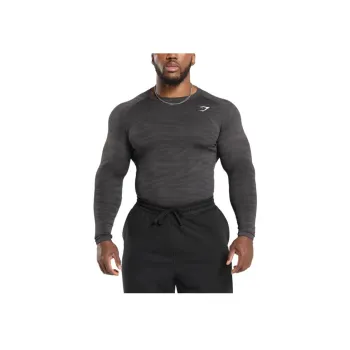 GYMSHARK x GEO T Shirt Men's Agate Gray/Black