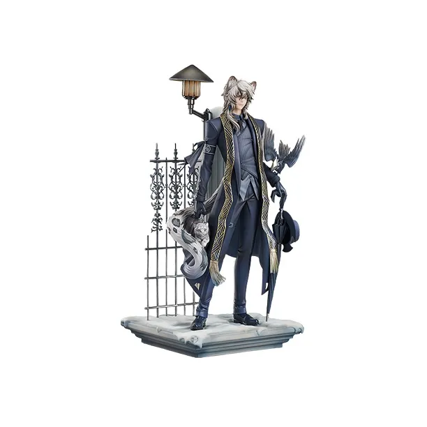 GSC Arknights Characters Liang Xiao Sculpture Beauty Arknights York's Bitter Wind Ver. Silver Gray Scale Figures 28cm-0