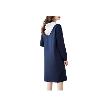 XWI Long Sleeved Dresses Women's Royal Blue