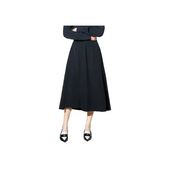 SMEN Casual Long Skirt Women's Black