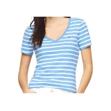 Sky Blue & White Stripes