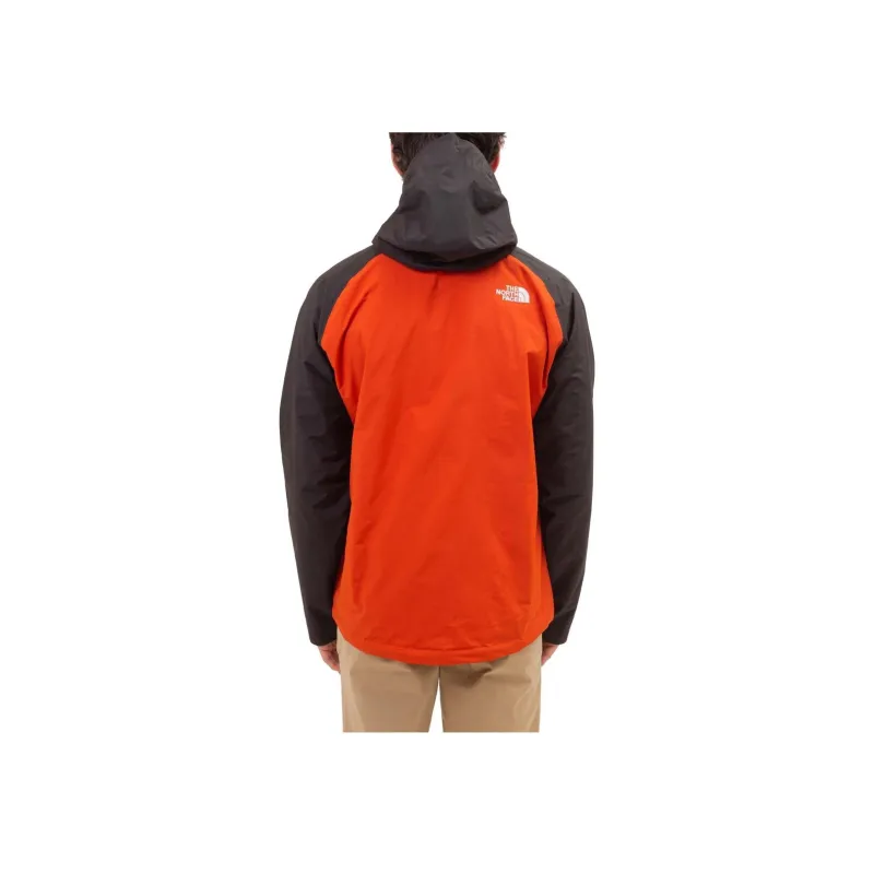 THE NORTH FACE Men's Colorblock Stratos Jacket Jackets & Coats Unisex Black/Orange-4