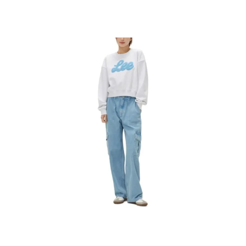 Lee Sweatshirt Women's Light Gray-2