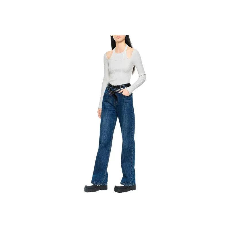CALVIN LUO Jeans Women's Blue-4