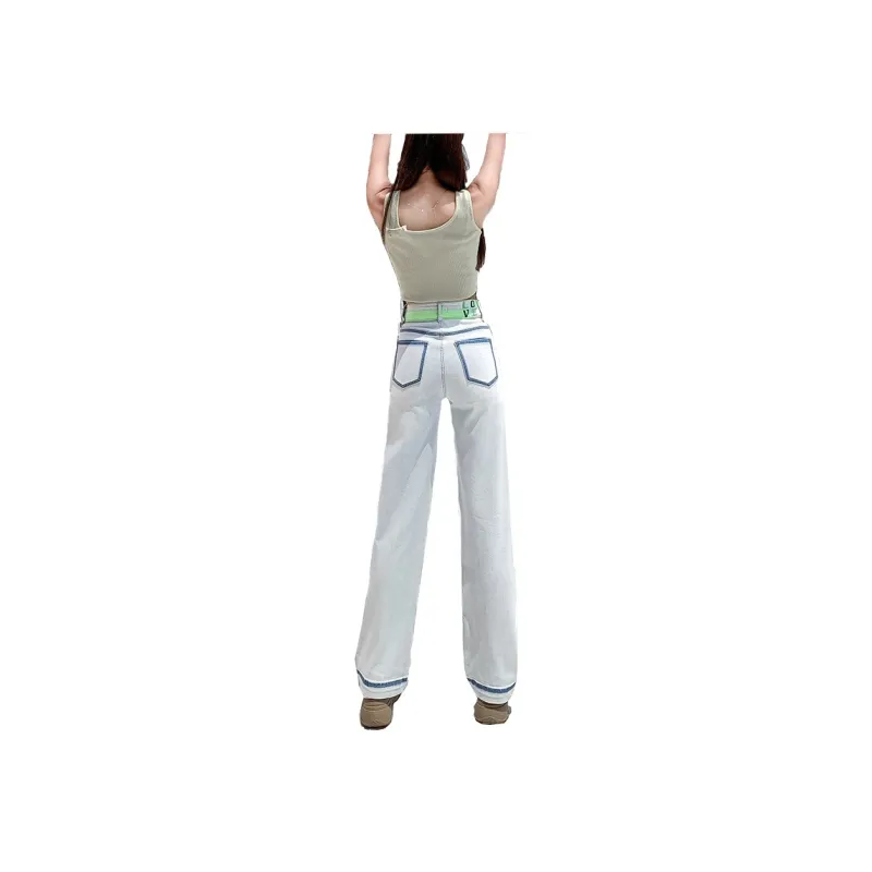 MPOX Jeans Women's Light Blue Green-1