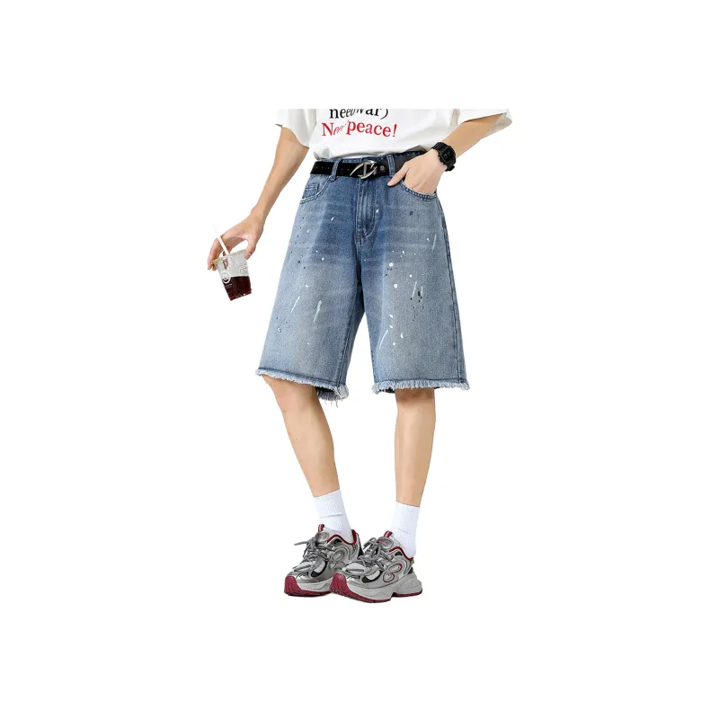 Nuthink Denim Shorts Unisex-7