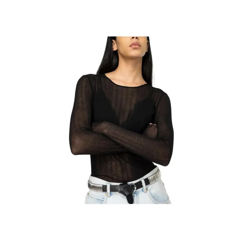 PINKO Semi sheer Top-2