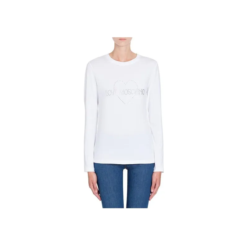 LOVE MOSCHINO T Shirts Women's White-1