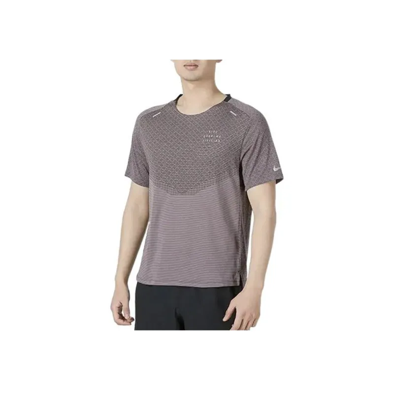Nike T Shirts Men Brown-4