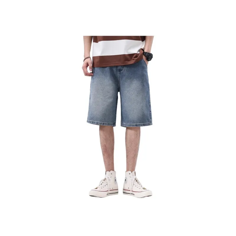 PAUL FRANK Denim Shorts Men's Blue-0