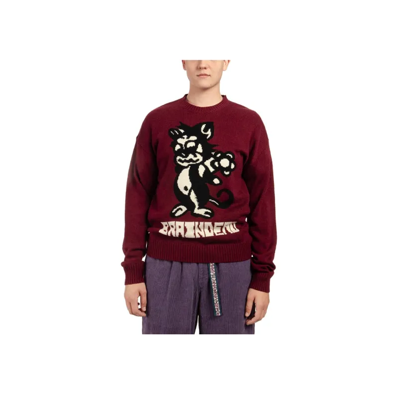 Brain Dead Sweaters Men Red-2