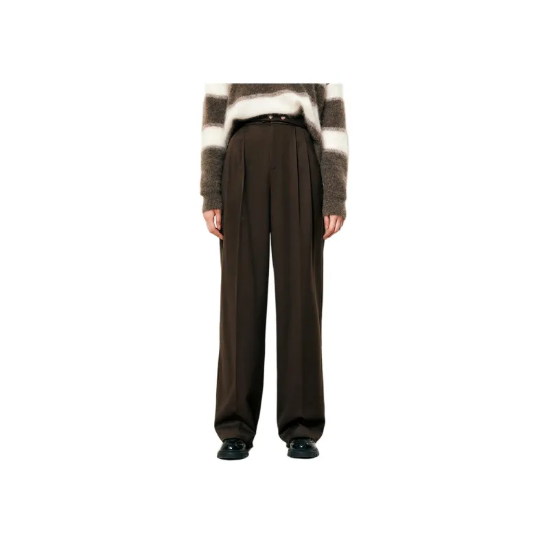 TKY SHOP Casual Pants Women's Coffee-0