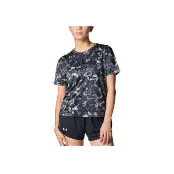 Under Armour Drop Shoulder Sleeve T Shirt Women's Black