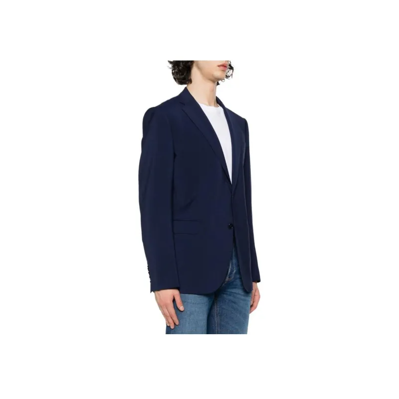 EMPORIO ARMANI Single breasted Wool Blazer-2
