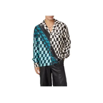 Blue Sky Inn Check Pool Button up Shirt
