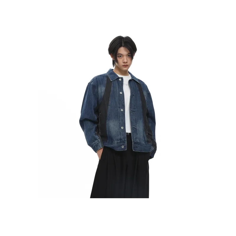 ROARINGWILD ARCH Denim Jackets Unisex Blue-2