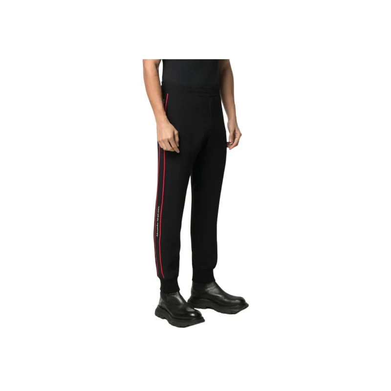 Alexander McQueen Logo Stripe Track Pants-5