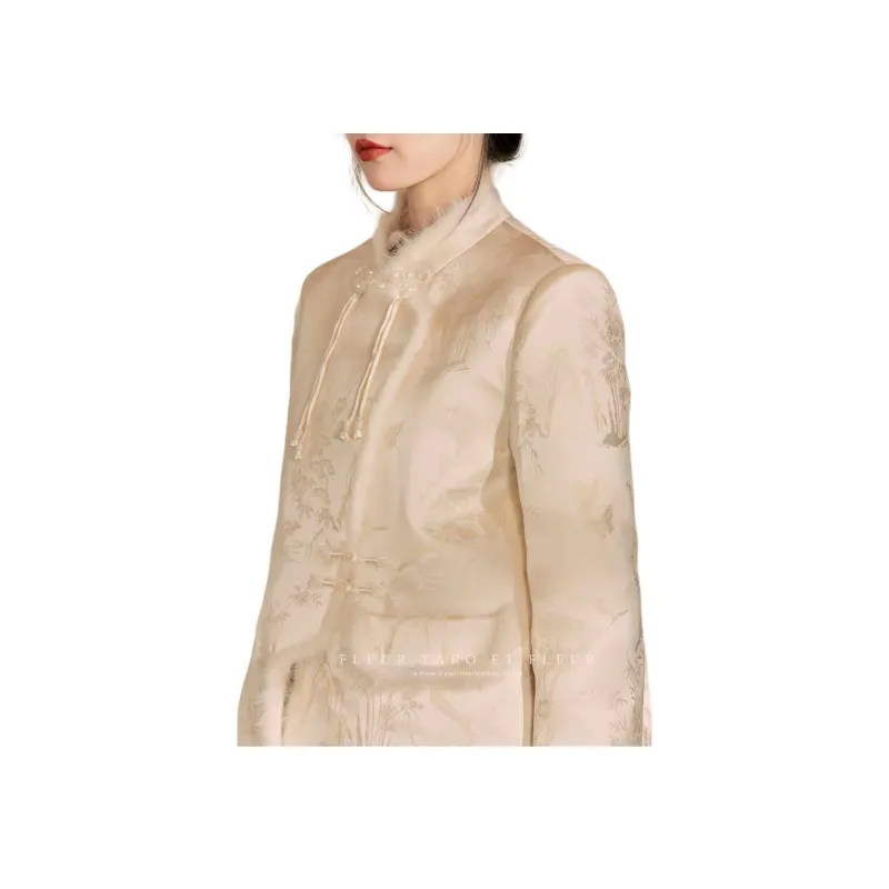 QIAOYUHUAZUN Casual Suit Women's Apricot-3
