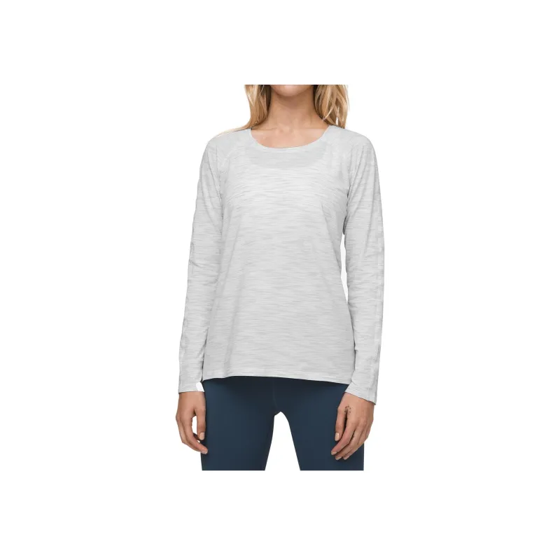 Lululemon T-Shirt Women's Gray White Airflow-0