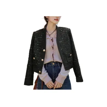 Wbwq Cropped Coat Women's Black