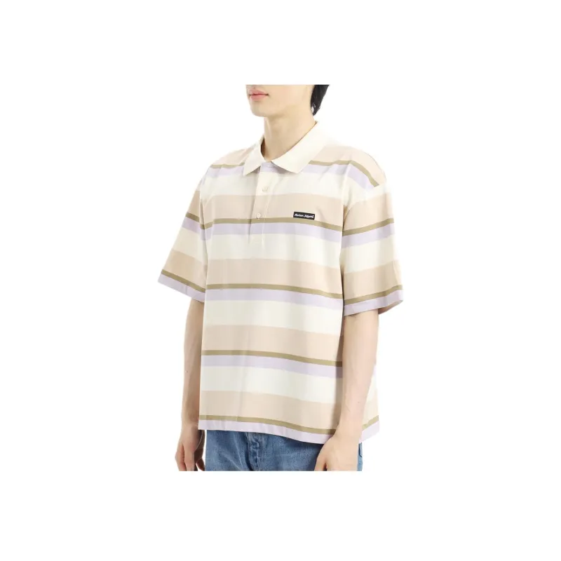 Maison Kitsuné Striped Polo Shirt-3