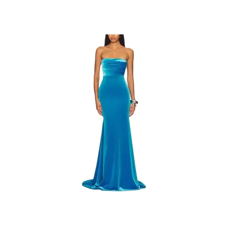 Alex Perry Sleeveless Dress Women's Blue-0