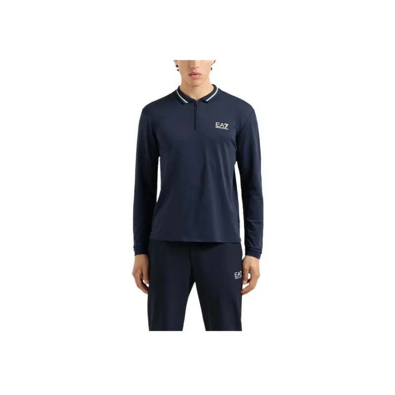 EMPORIO ARMANI X Ventus 7 Logo-print Polo Shirt-1
