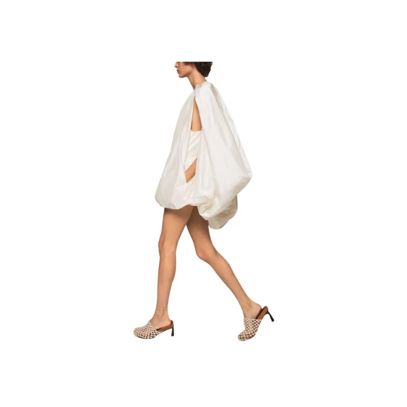 Stella McCartney Bubble Cape Effect Crewneck Mini Dress-2
