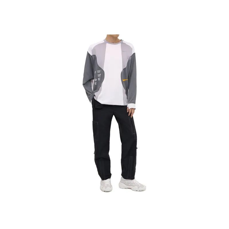 Nike ISPA T Shirts Men Gray-6