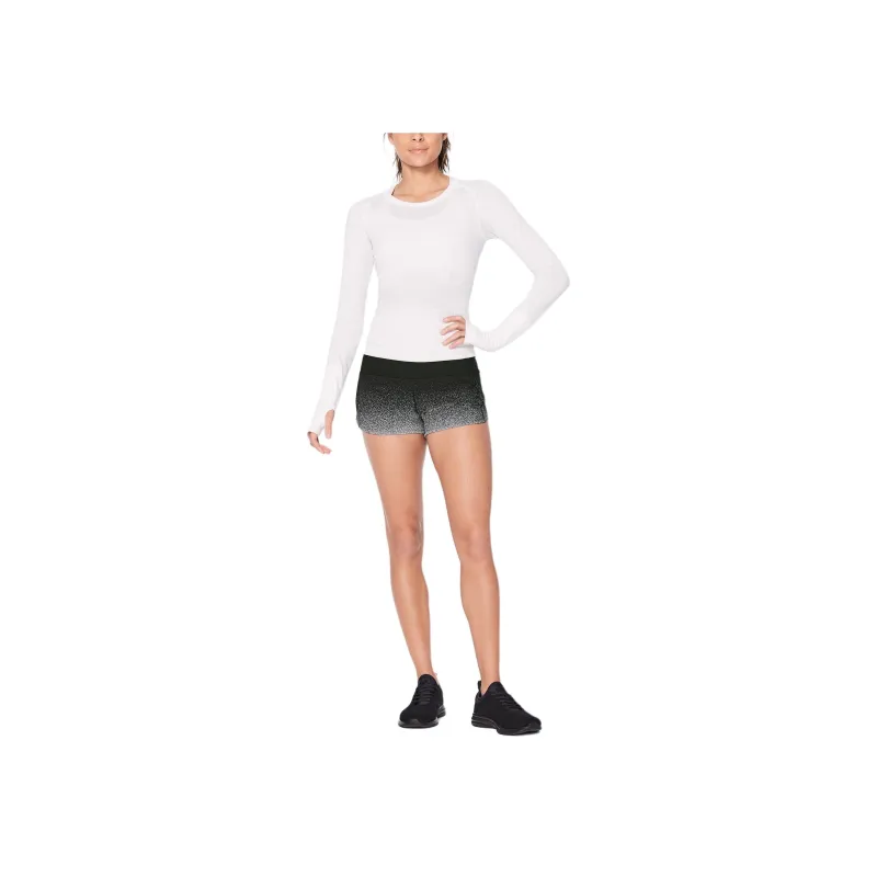 Lululemon Speed Up Sports Shorts Women's Black White-0