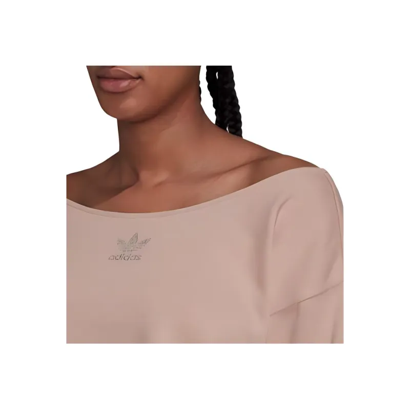 Adidas Sweatshirt Women's Gray Pink-4