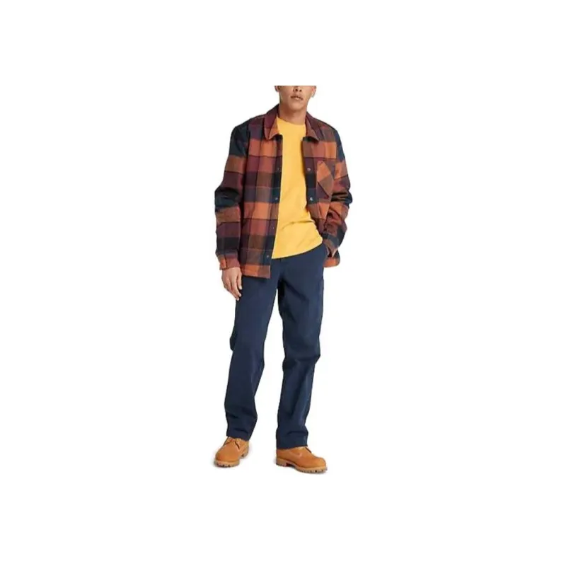 Timberland Shirts Men Brown-1