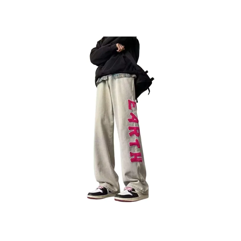 MGXEK Jeans Unisex Yellow Mud-1