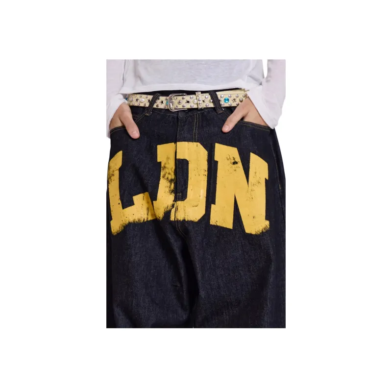 Jaded London Jeans Unisex Dark Blue-2