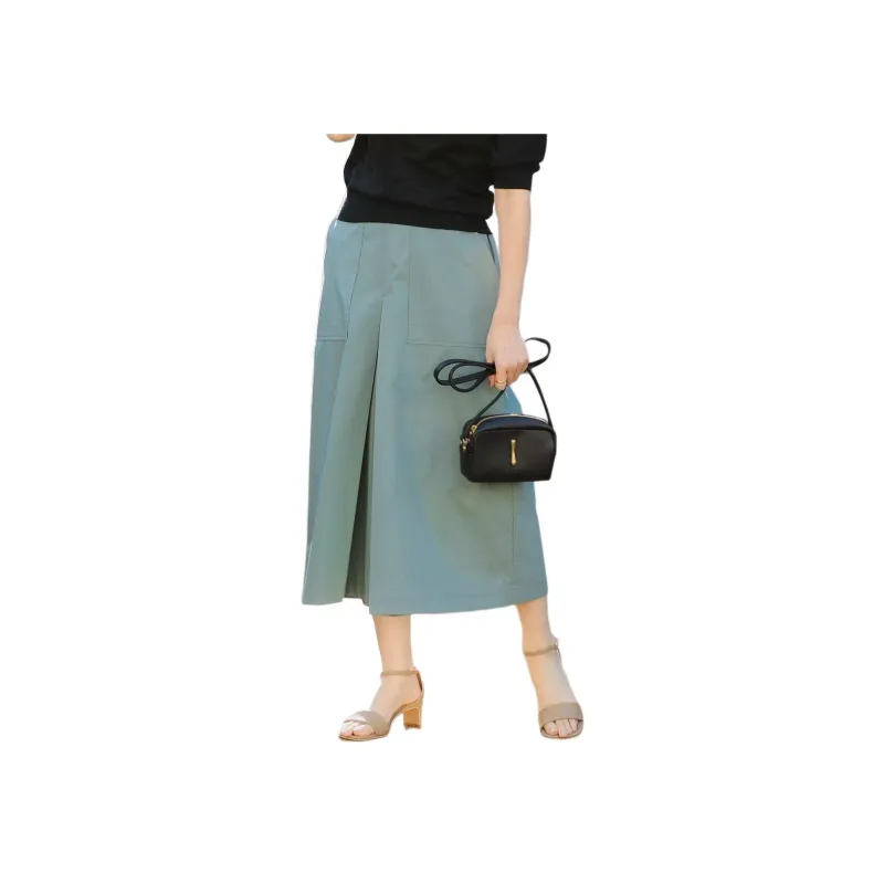 Beams Casual Pants Women's Stone Blue-0