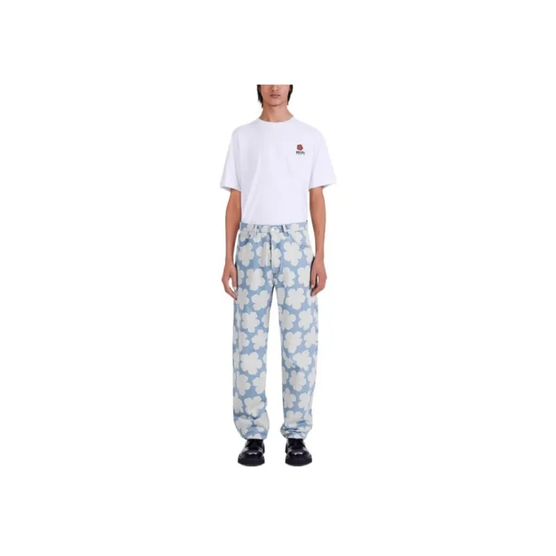 KENZO Printed Loose Fit Jeans-2