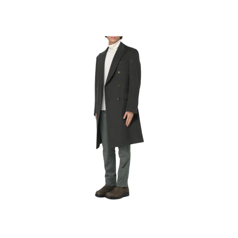 LARDINI Double breasted Coat-3