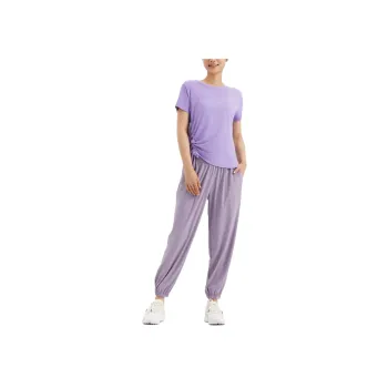 DECATHLON Knitted Sweatpants Women's Light Purple