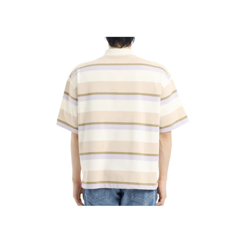 Maison Kitsuné Striped Polo Shirt-1