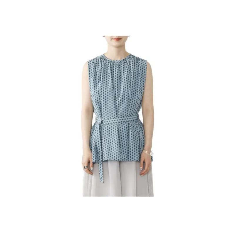 Beams T Shirts Women's Blue-4