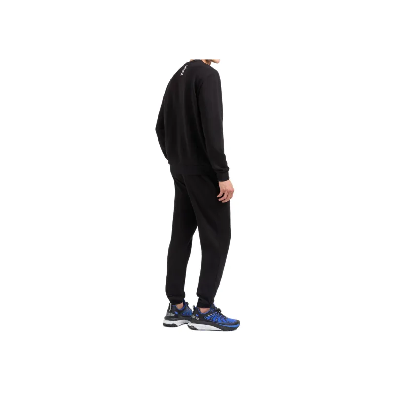 EMPORIO ARMANI EA7 SS24 Sweatshirt Set Men's Black-2