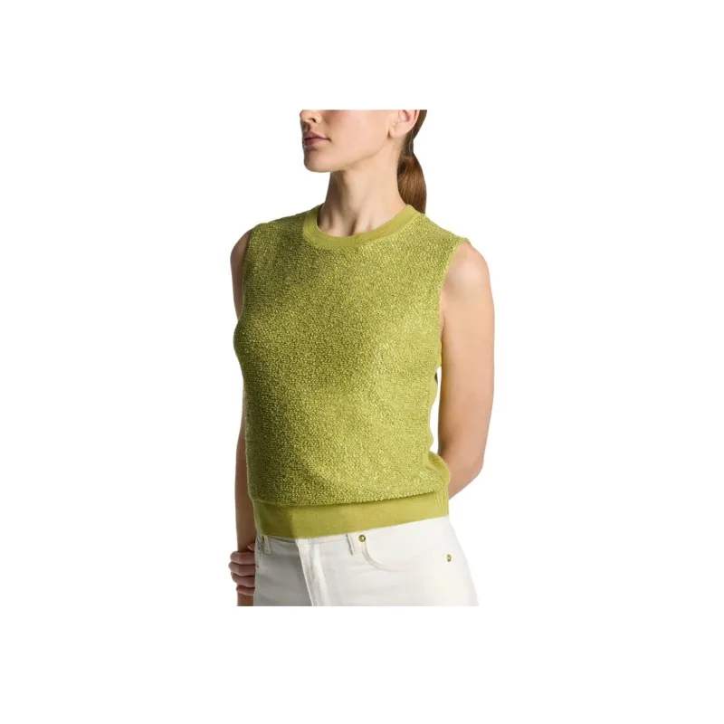 St. John SS24 Knitwear Women's Apple Green-3